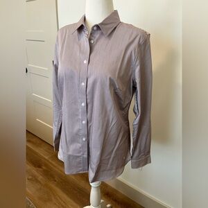 Banana Republic Lavender Pinstripe Dress Shirt